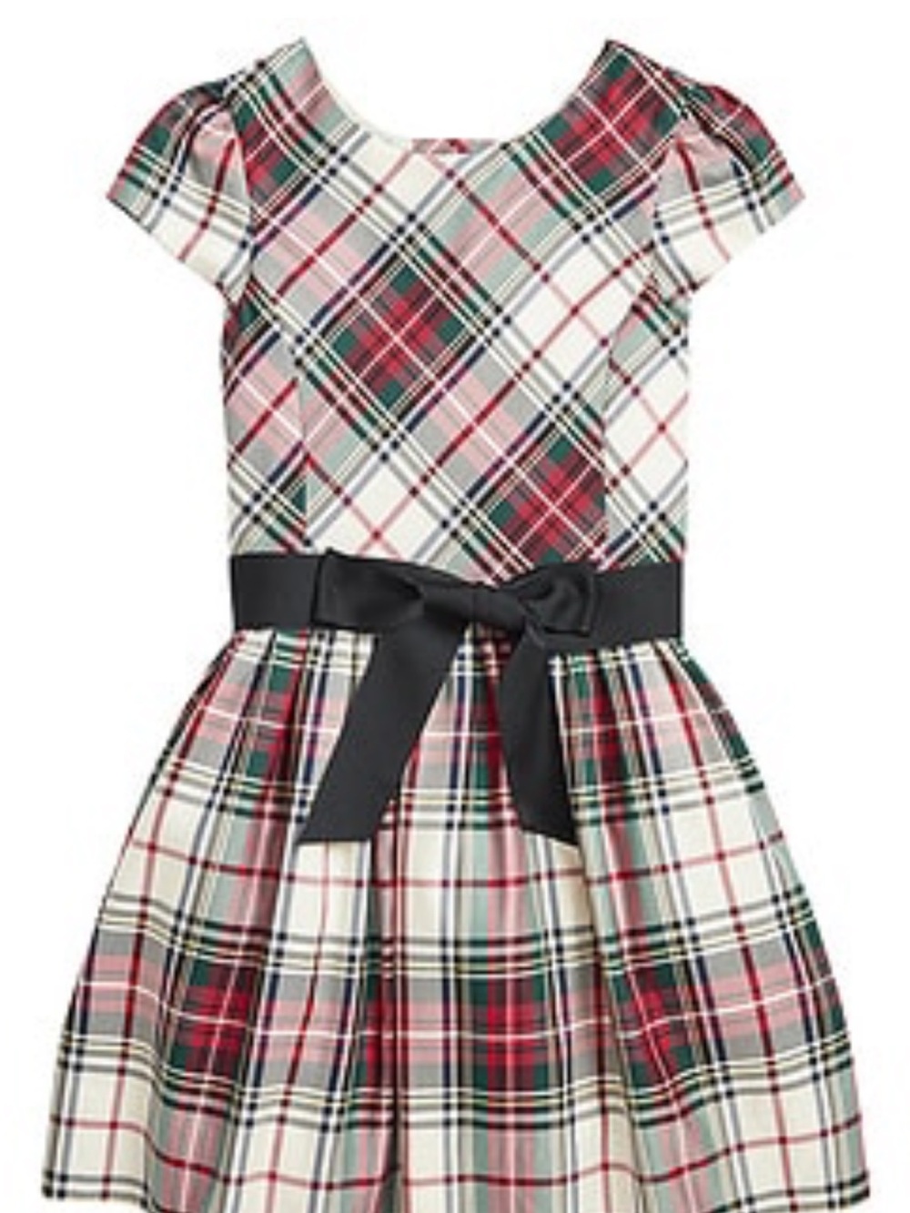 Ralph Lauren plaid twill dress and bloomer